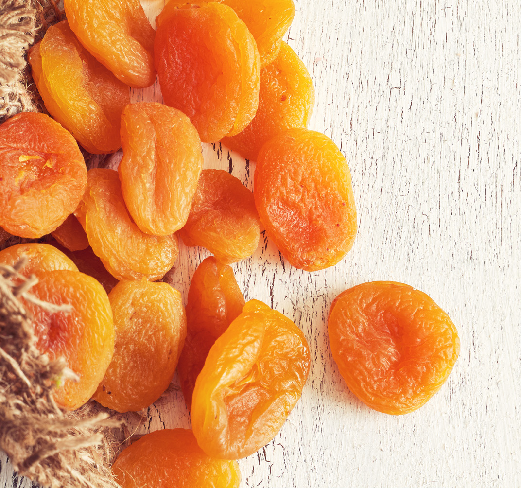 Dried apricots represented in the SEPT Global product catalogue
