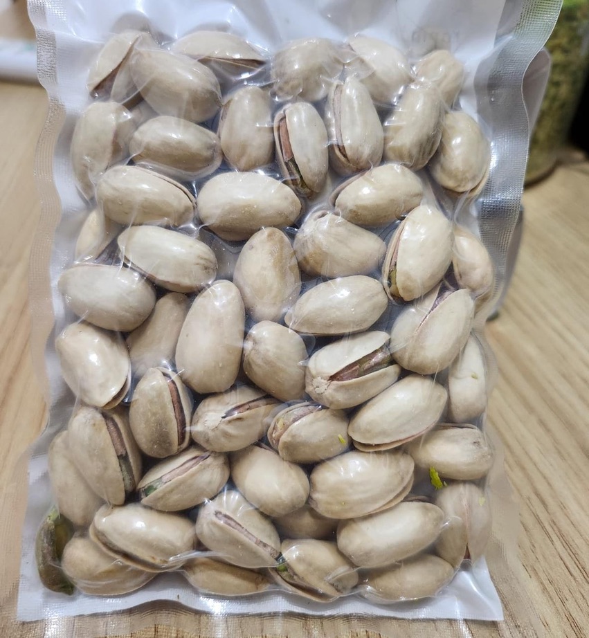 Packaged pistachios prepared for food trade